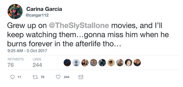 Illustration for article titled Heartbreaking: Pope Francis Told Sylvester Stallone Over Twitter That He Did Everything He Could But Sylvester’s Going To Hell